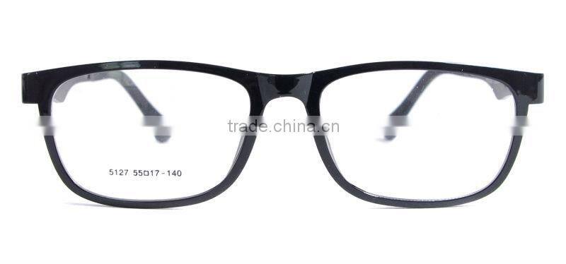 Big Full Rim TR90 UV400 Vision Sunglasses and Clip On Polarized Sunglasses For Adult