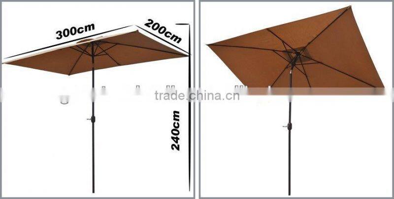 high quality 2M outdoor square umbrella