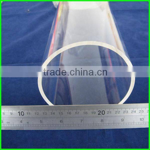 Clear Horizontal Furnace Quartz Glass Tube