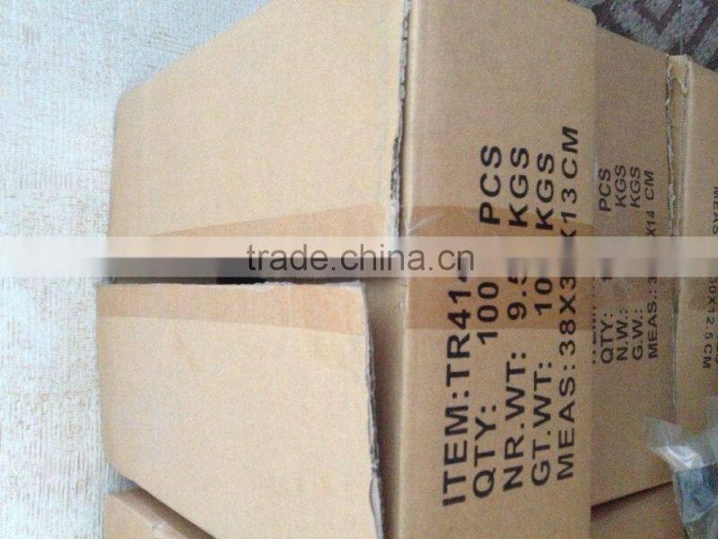 Duravel Snap-in Tubeless Car valvula do pneu TR414---Good Quality From Ningbo Factory