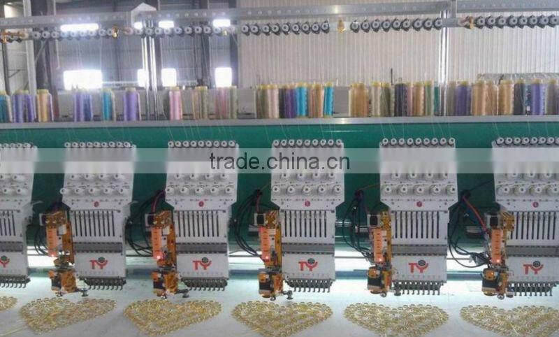 615+15 flat sequin cording chenille mixed embroidery machine