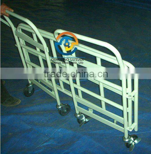 folding rolling cart, rolling cage cart, tool cart, industrial rolling cart, warehouse rolling cart