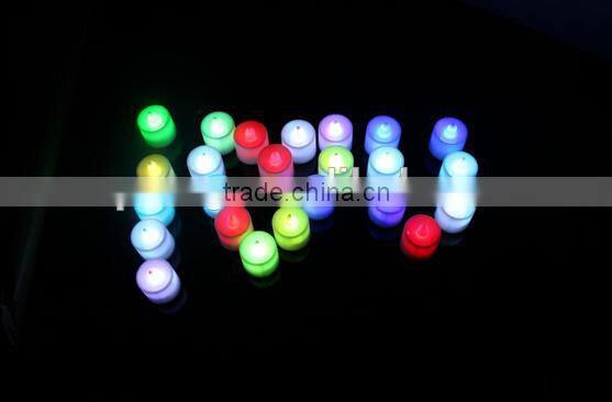 New Flickering 12 Flicker Light Flameless LED Tealight Tea Candles Wedding Light romantic and fancy atmosphere candle light