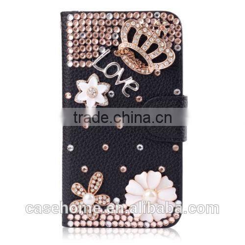 Girls Flip Cover for Samsung Galaxy Core Prime Diamond Case