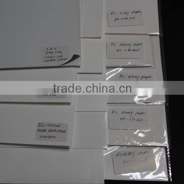 180gsm microporous glossy self adhesive sticker paper for dye,pigment ink
