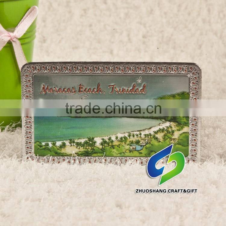 Eco-friendly aluminium foil fridge magnets for home decor