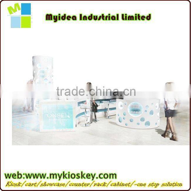 Modern new arrival shopping mall nail bar kiosk for manicure