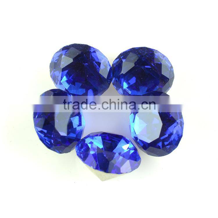 Fancy sapphire crystal stras rhinestones without hole