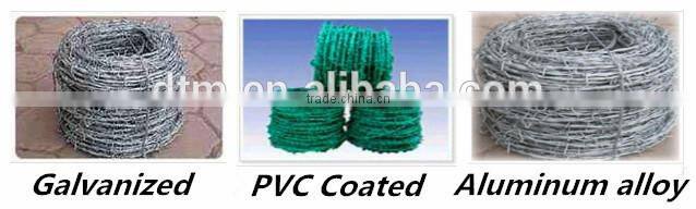 High Quality Galvanized Barbed Wire/PVC Coated Barbed Wire