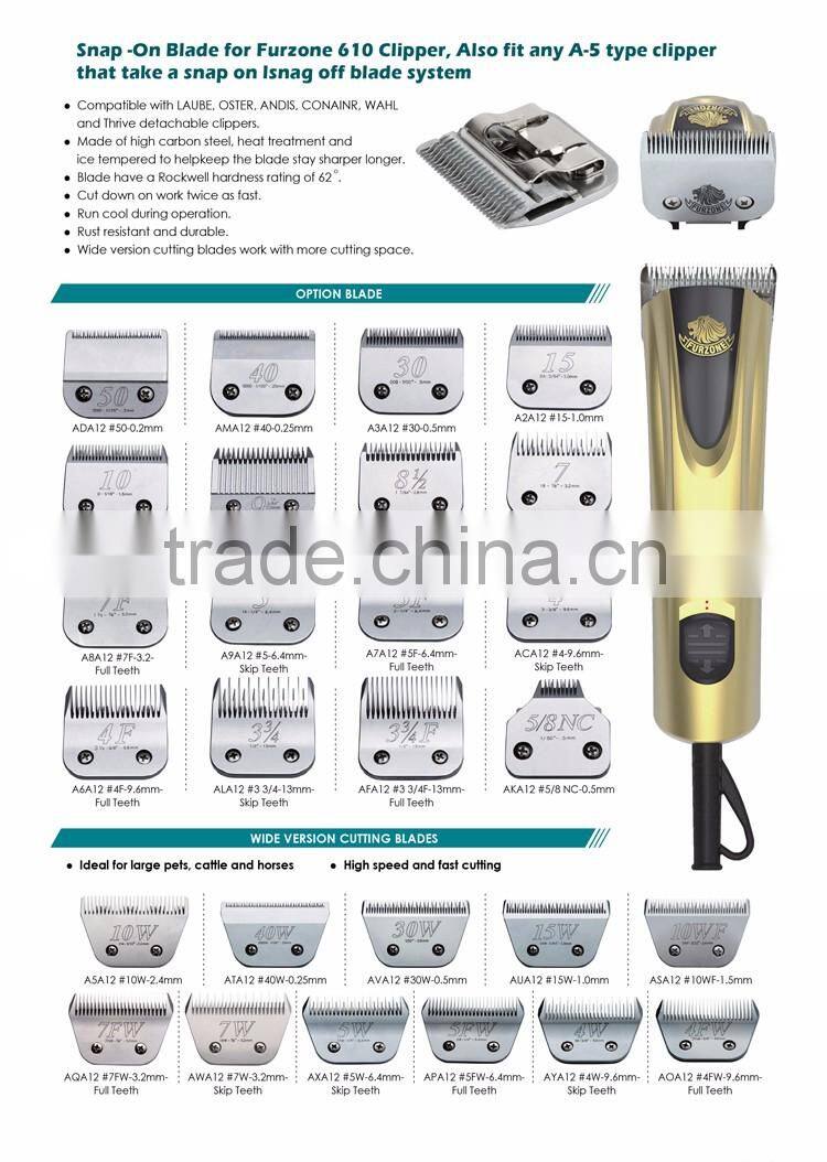 Pet Grooming Electric Dog Professional Horse Hair Clipper Blade