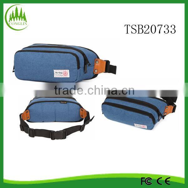 Men's Canvas Hiking Travel Belt Hip Bum Fanny Pack Waist Chest Sling Bag Sport Pouch