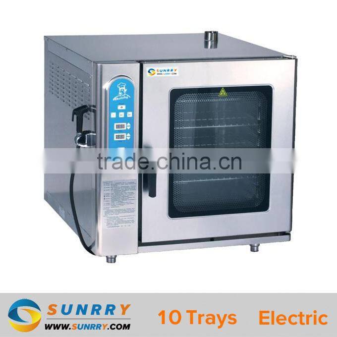 Professional commercial electric combi steam oven with 10 trays(SY-CV10B SUNRRY)