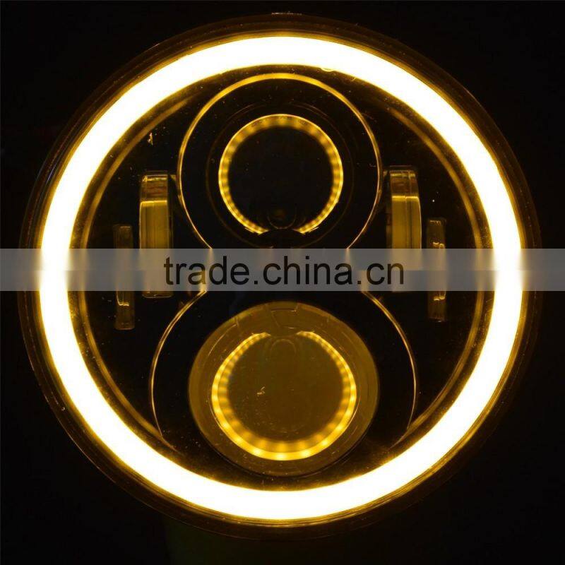 New arrival and high power led auto headlights 50W 7 inch