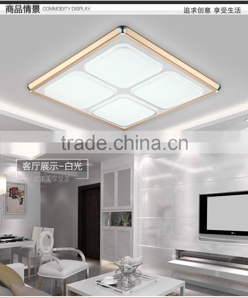 Rectangle simiple ceiling lamp hanging lighting UL CE certified led ceiling lamp