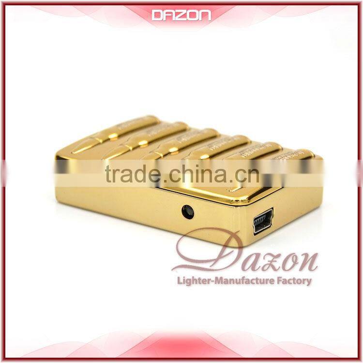 Bullet Square Rechargeable Battery USB Electric Lighter