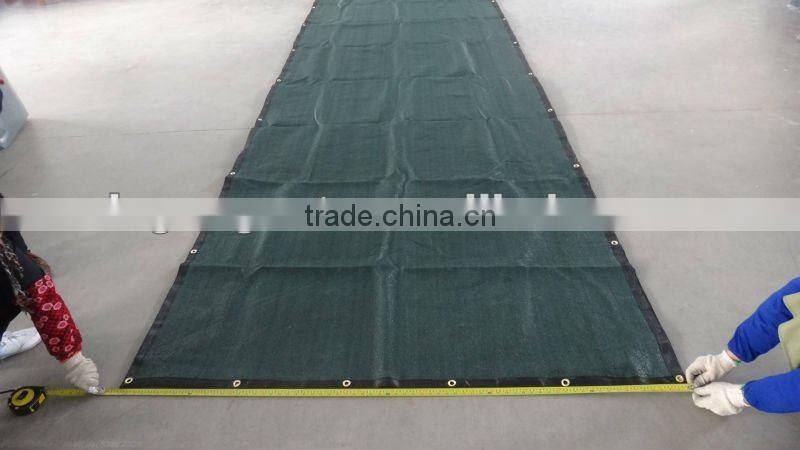 100% new HDPE dark green fence net