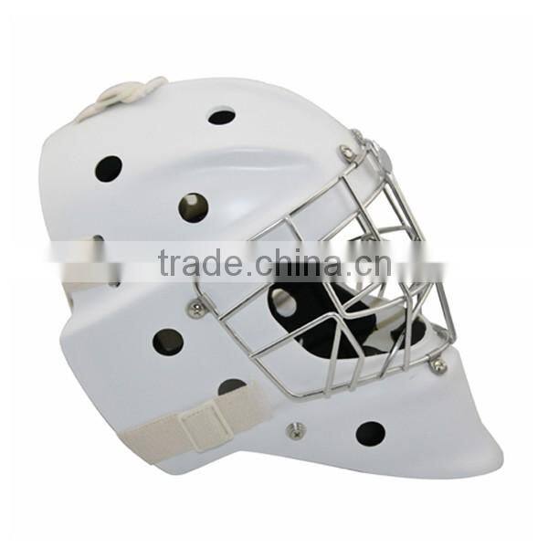 2016 innoviated ABS PE foam Field Hockey & ice hockey Goalie Helmet with good quality custom logo