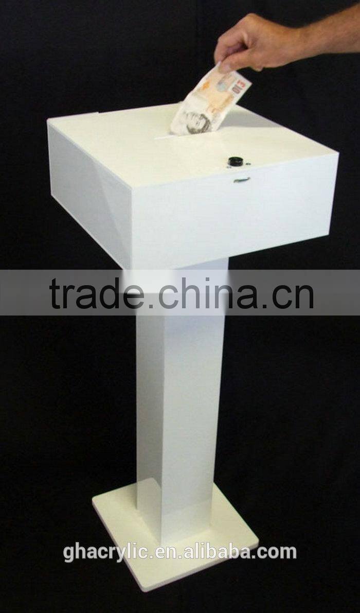 Modern customized acrylic box with lock,high quality boxes