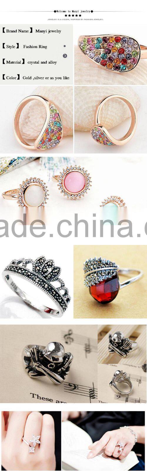 Hot selling fashion jewelry manufacturer china direct skull ring men R20
