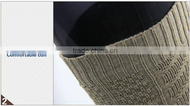 2015! Newest Fashion Elite Solid Color Knee High Wool Sock of China Manufacturer !
