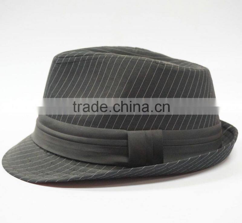hot selling T/C fashion men fedora hat for wholesale