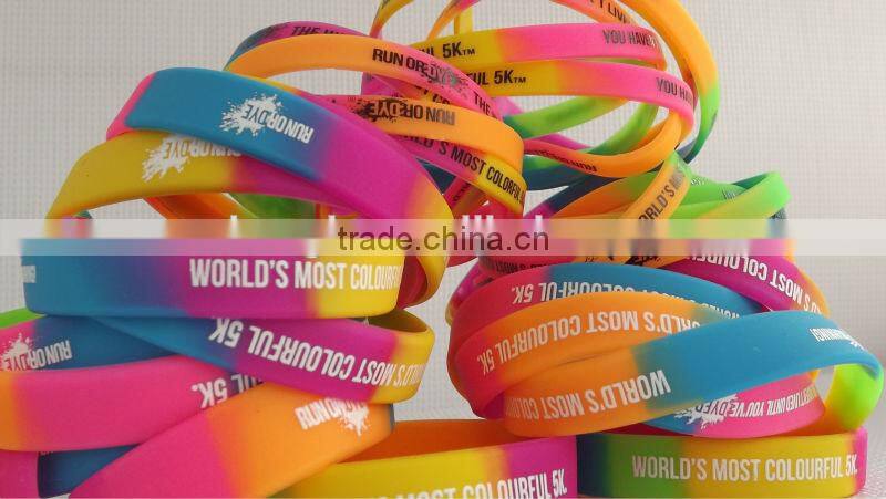 ABS Housings with Fabric Adjustable Strap Length RFID Waterproof Wristband with 13.56MHz Frequency