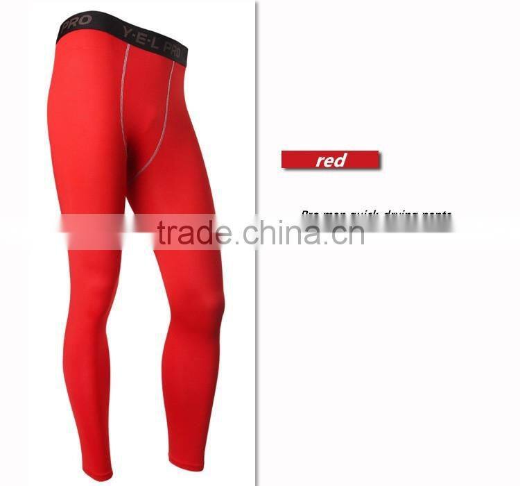 Compression Men Tights Gym Fitness Pants Professional Sports High Elasticity Running Joggers Fit Tights Leggings 1010