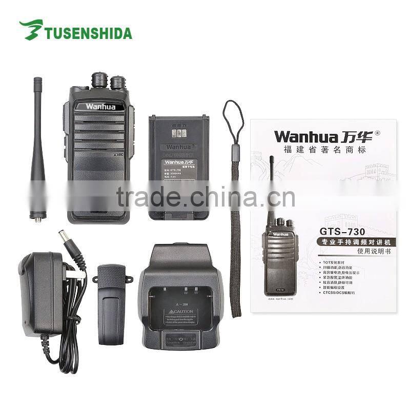 Wanhua Professional FM Transceiver GTS-730 5-10km 16CH Wireless Two Way Radio
