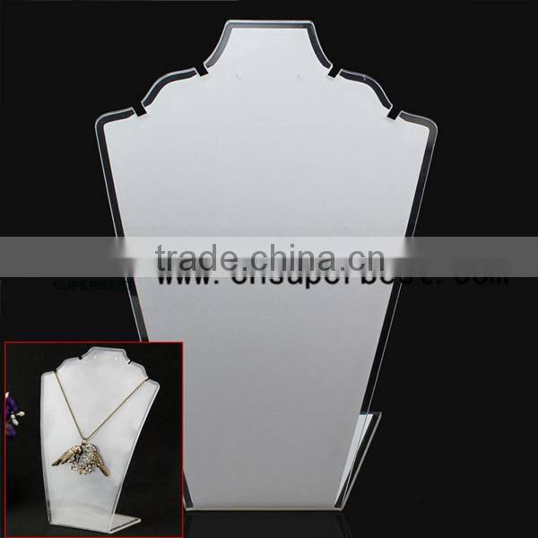 L shape acrylic necklace display