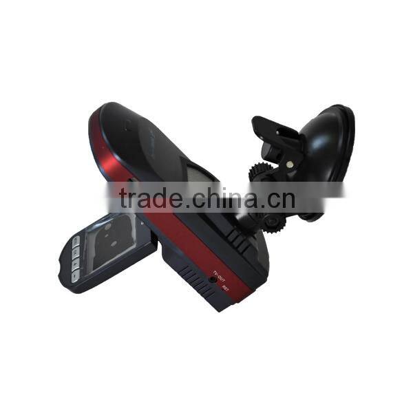 720P DVR with GPS Radar detector in super wide bandwidth