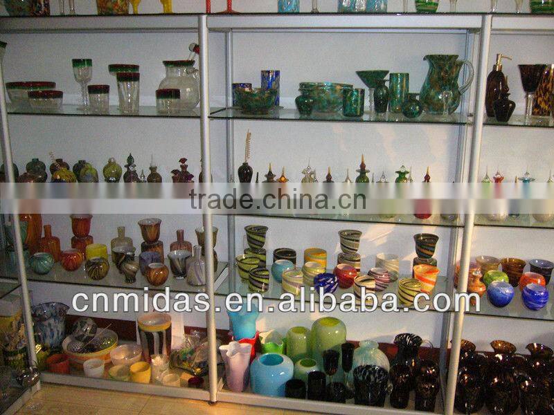 colored glass juice glass set