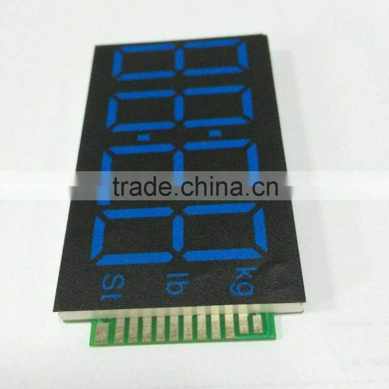 custom SMD technology 4 digits 7 segment led display panel