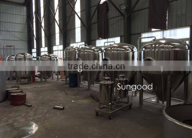 10bbl Brewing Equipments,10bbl HLT,10bbl Mash Tun,10bbl Brew Kettle,10bbl Whirlpool Tank