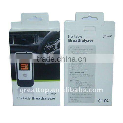 4 Digitals lcd display breathalyzer breath pipe GT-ALT-29