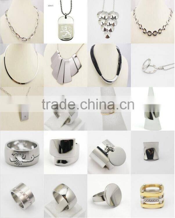 316L Stainless Steel Heart Shape Pendant Fashion Necklace