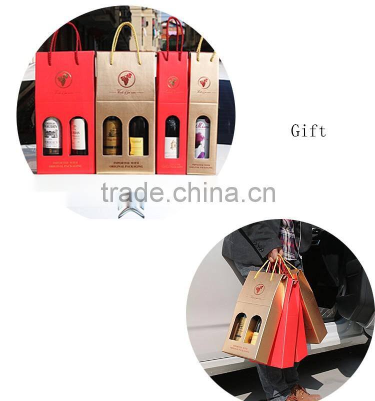 luxury wholesale square paper wine gift box
