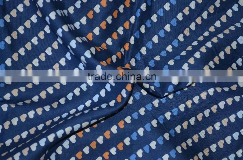 100% cotton print poplin micro sand finish fabric