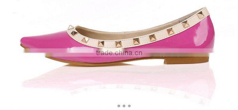 2016 fashion ladies flat shoes elegant office lady shoes