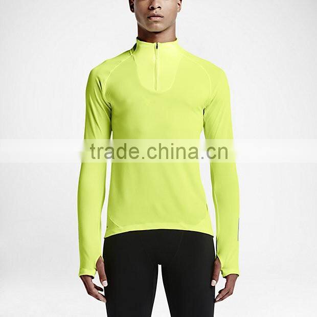 Custom wholesale fashion training tees long sleeve shirt Yoga sport tops