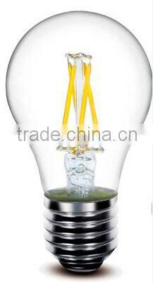 dimmable filament led bulb,2W 4W 6W led filament lamp, dimmable led filament bulb light led bulb