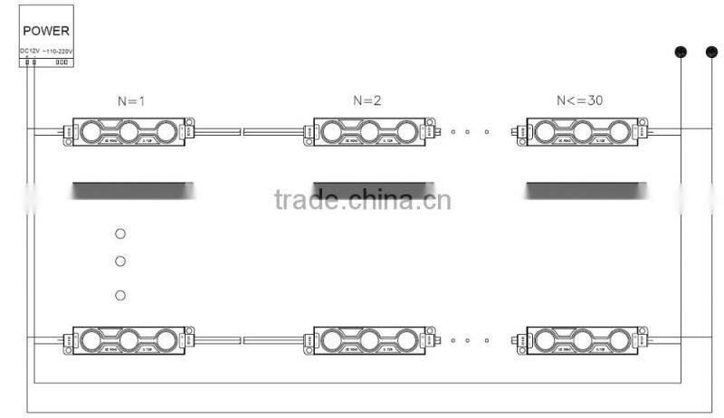 dc12v IP65 3 5050 led lights made in china
