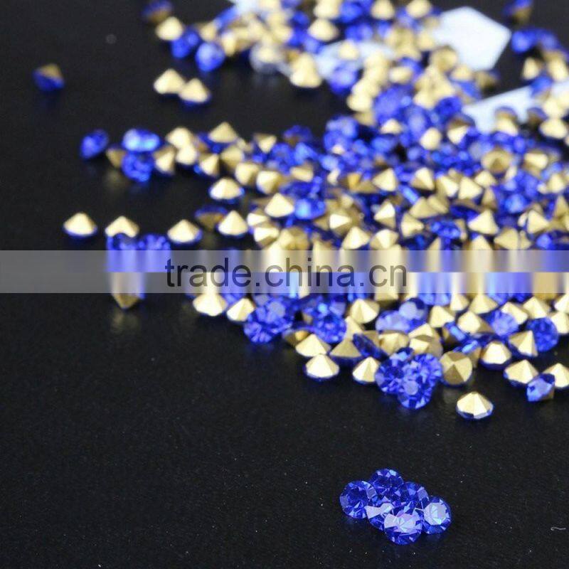 Sharp Bottom Nail Decor Rhinestone