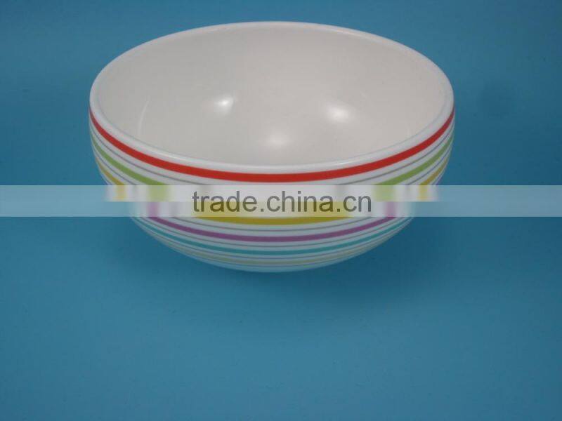 YF15095 fine porcelain bowl with decal print