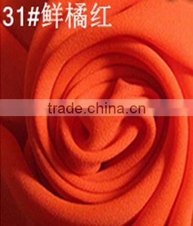 Factory direct sales 75D polyester crepe chiffon fabric for ladys blouses and dresses,scrafts,Garment,wedding dress etc