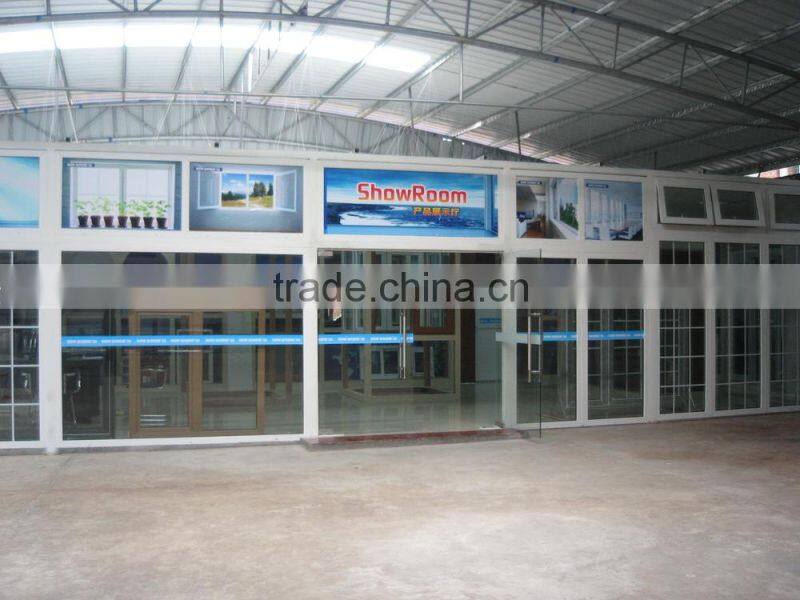 60 series Europe style pvc windows,double opening window