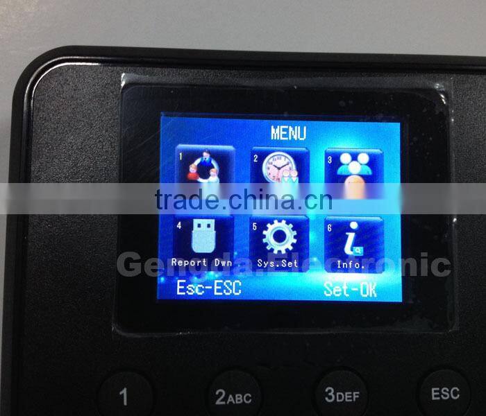 High quality employee time clock biometric fingerprint time attendance machine price