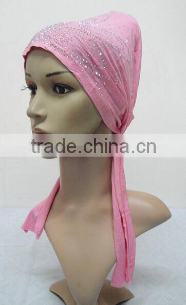 C071 new style jersey underscarf with much rhinestones