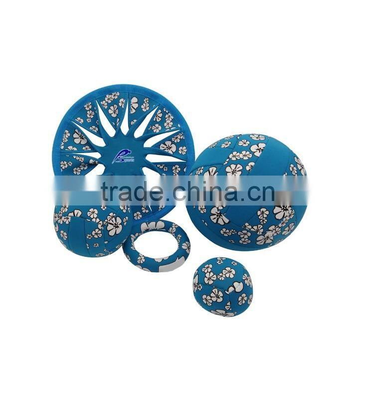 Neoprene Beach Game Combo Set for kids fun