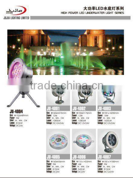 outdoor colouful high power led Water proof lamp 9w