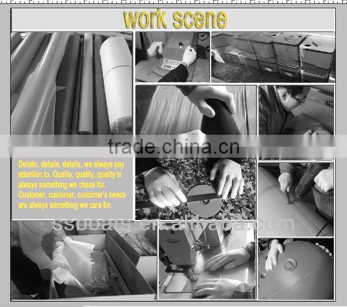 Sunshine top quality 4.7m rigid inflatable boat